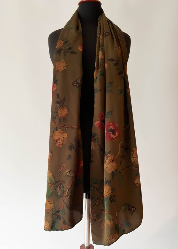 FLORA - Georgette scarf