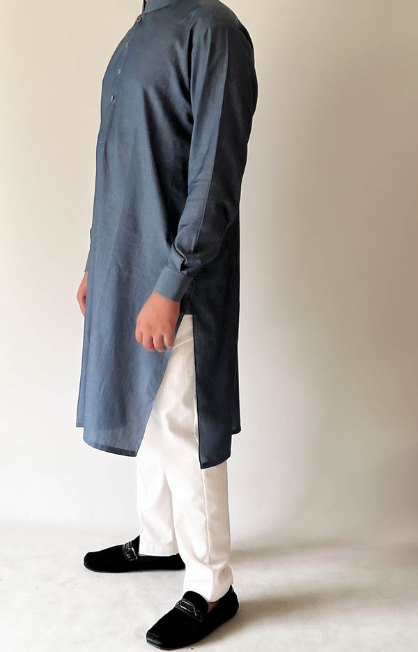 Denim Kurta - Light